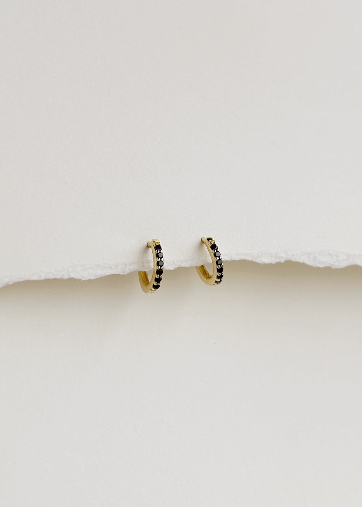 Onyx Mini Hoops