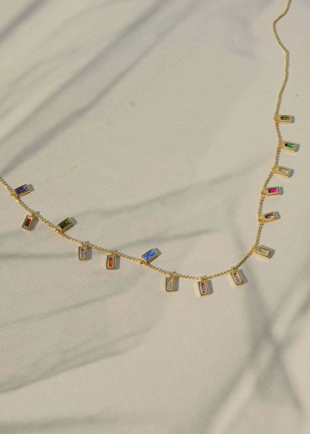 Noemi Multi Gemstone Necklace