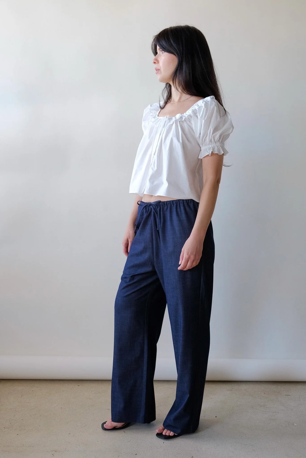 Mijeong Park Denim Drawstring Pants