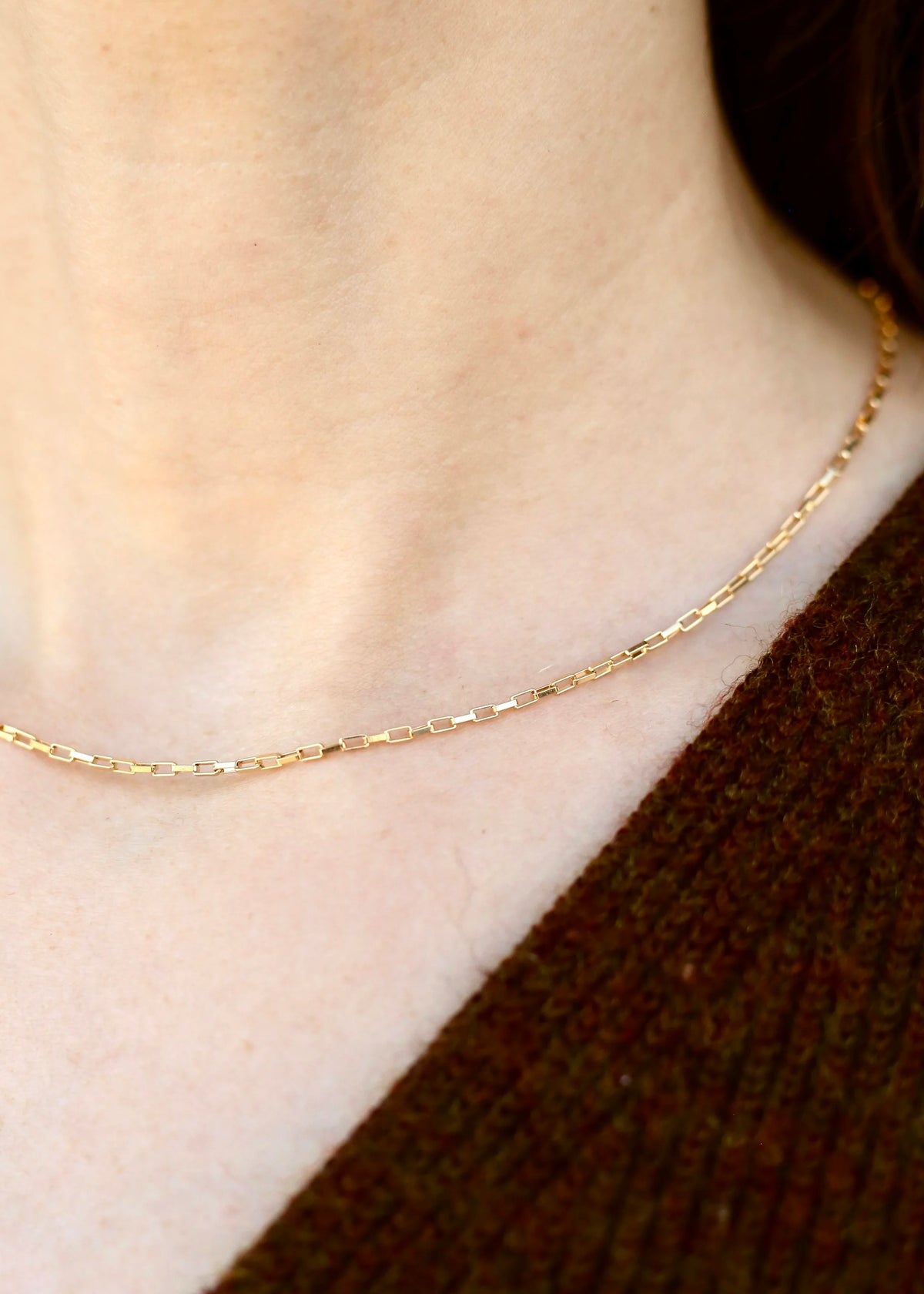 Gold Fine Box Chain