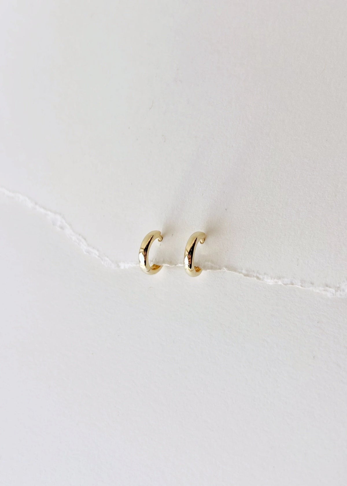 Gold Mini Hoop