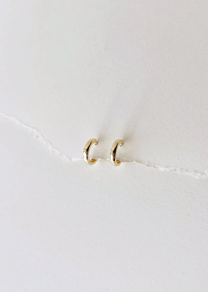 Gold Mini Hoop