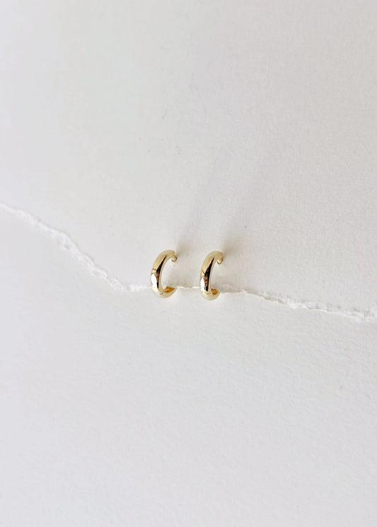 Gold Mini Hoop