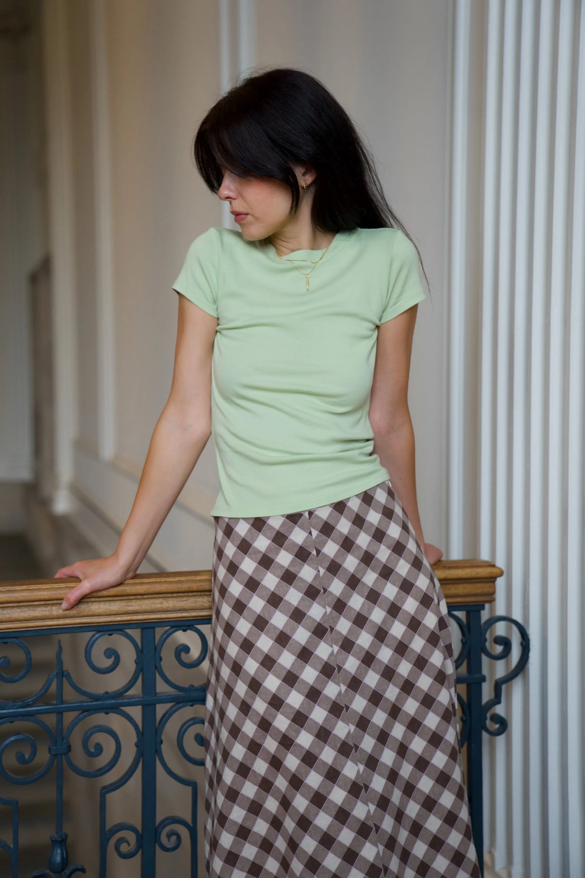 Bebe Tee in Pistachio