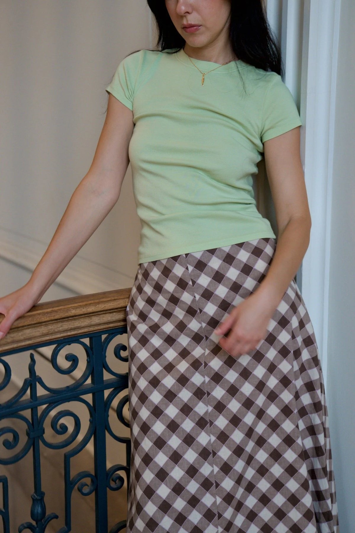 Bebe Tee in Pistachio