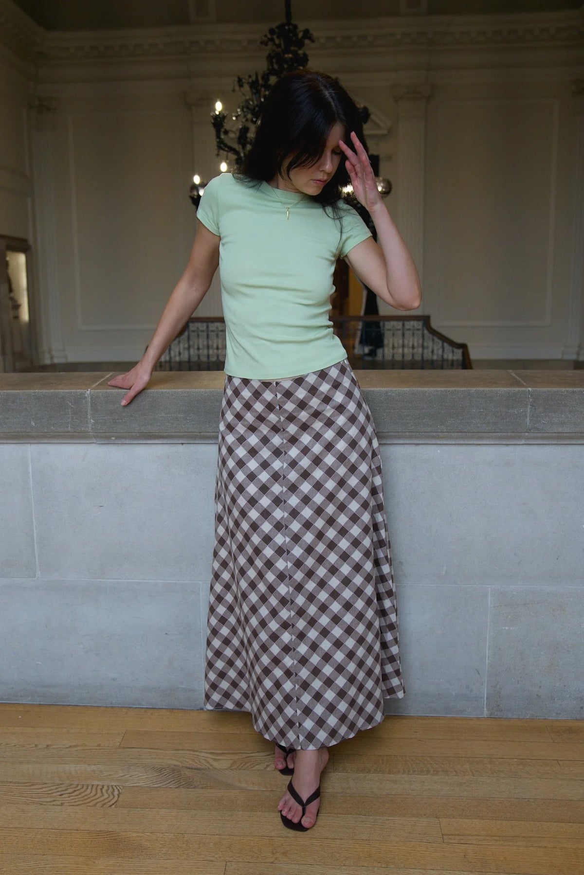 Luca Skirt in Senja Espresso
