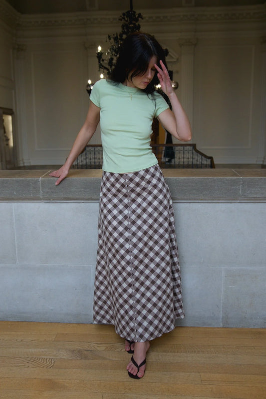 Luca Skirt in Senja Espresso
