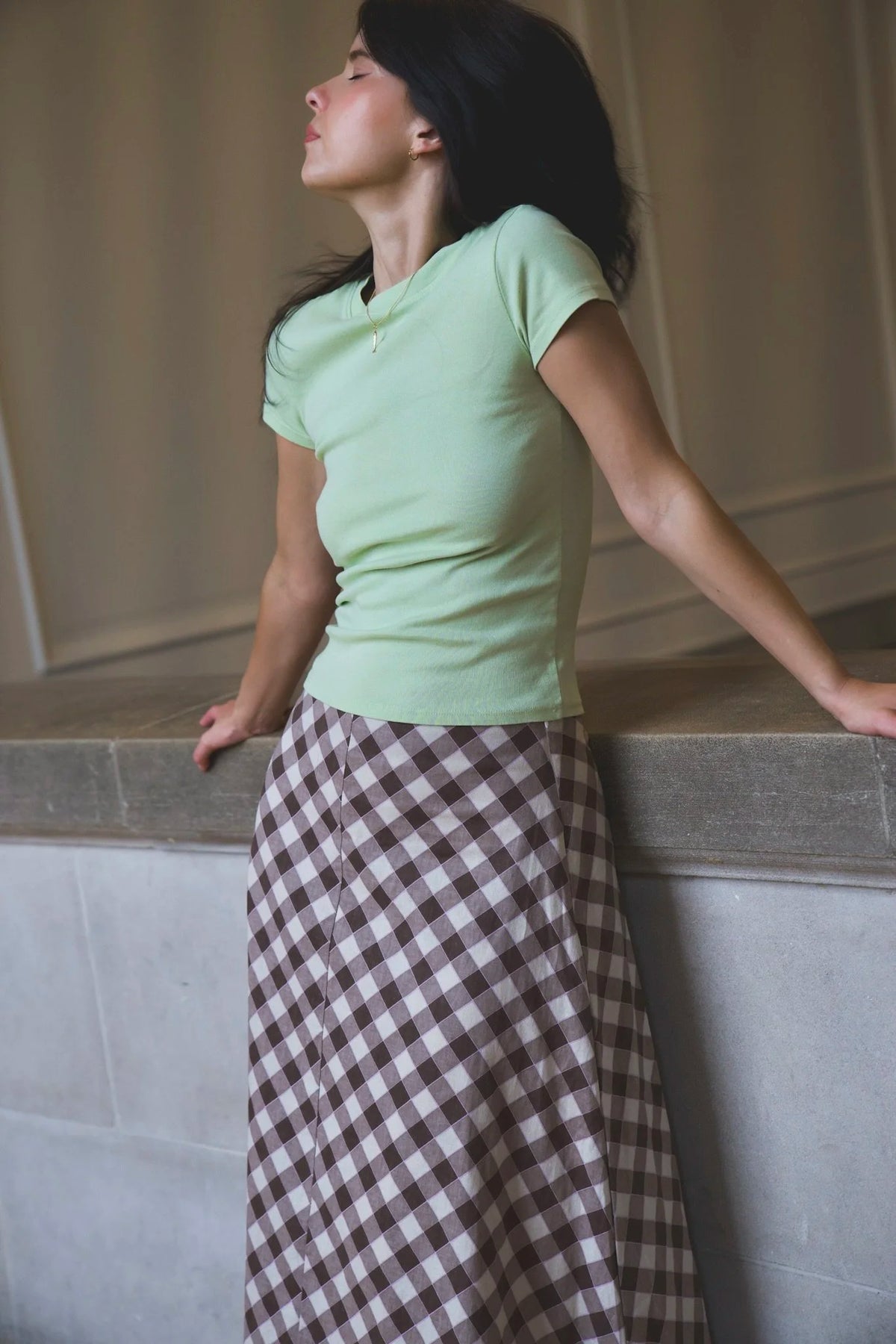 Bebe Tee in Pistachio