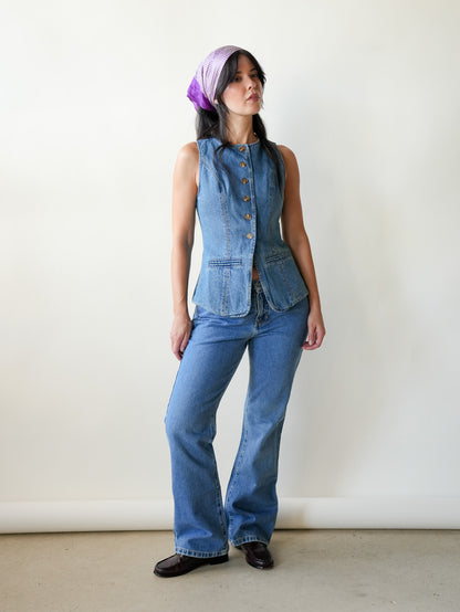 Adeline Denim Vest