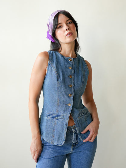 Adeline Denim Vest