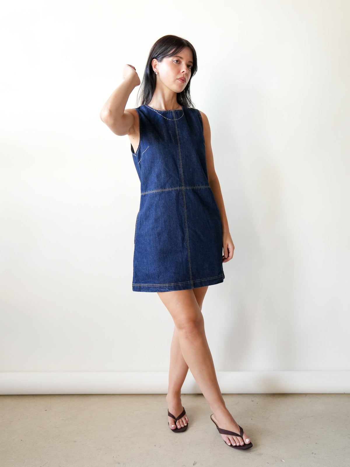 Adeline Denim Mini Dress