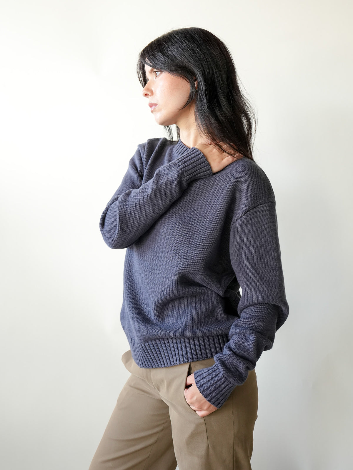 Natalie Pullover in Navy