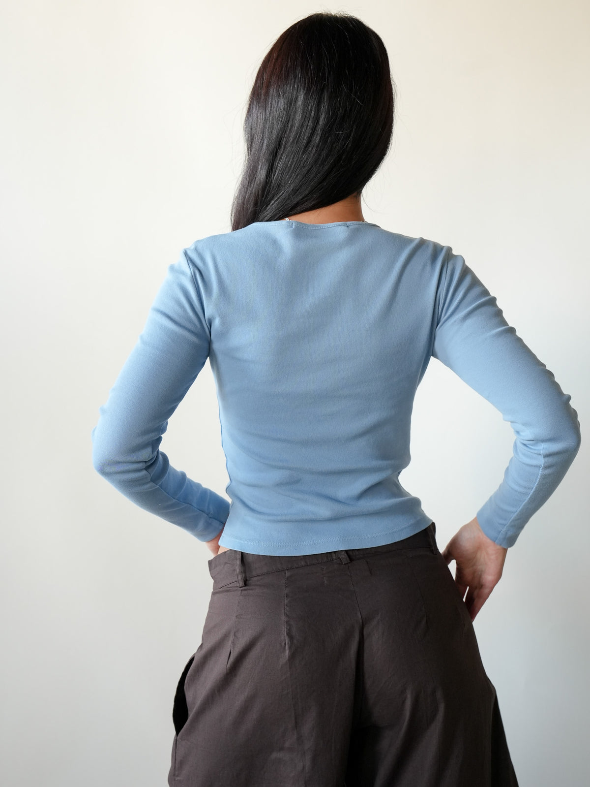 Bebe Long Sleeve in Blue