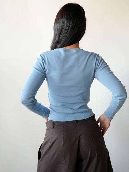 Bebe Long Sleeve in Blue