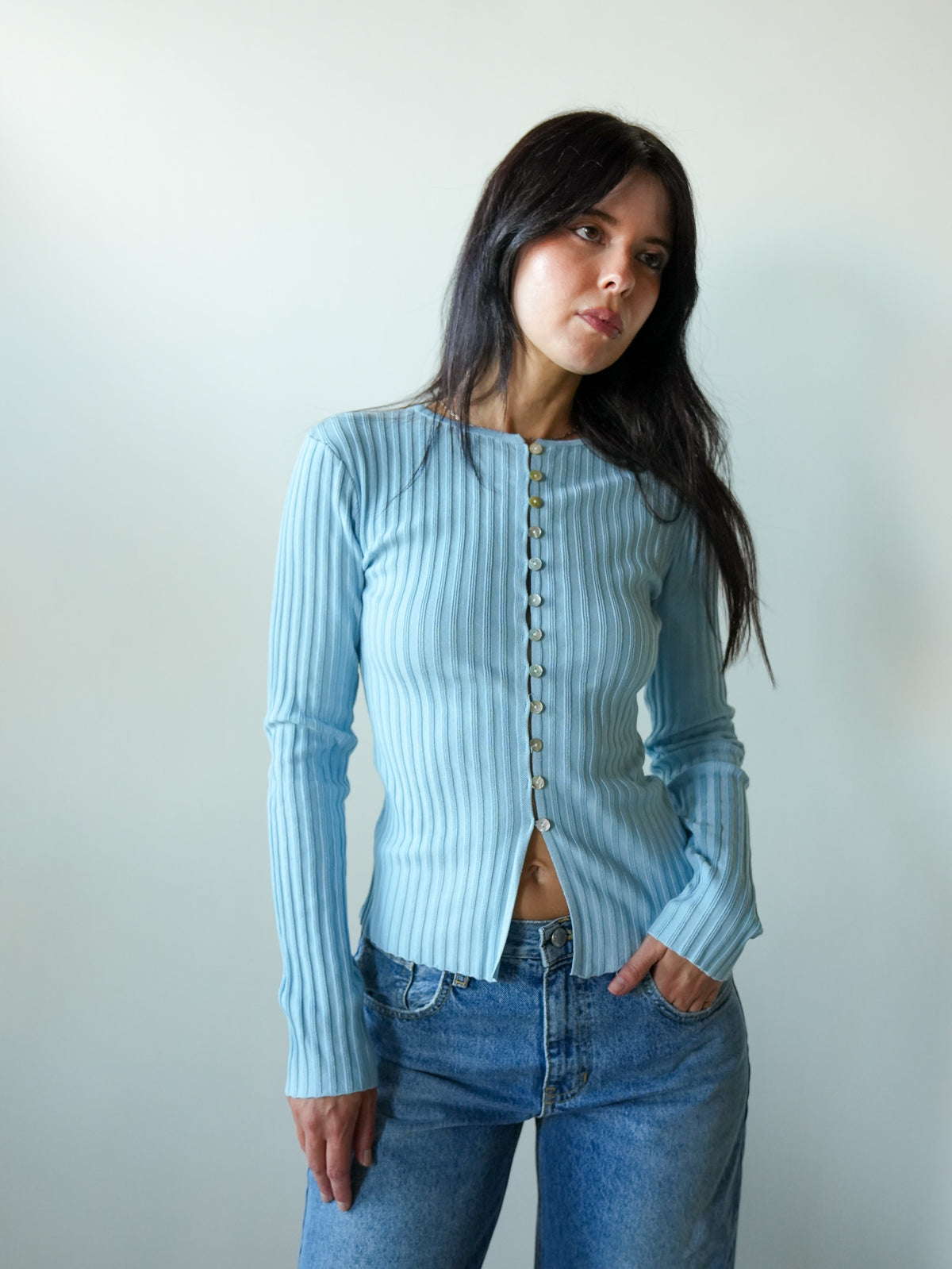 Katherine Cardigan in Sky