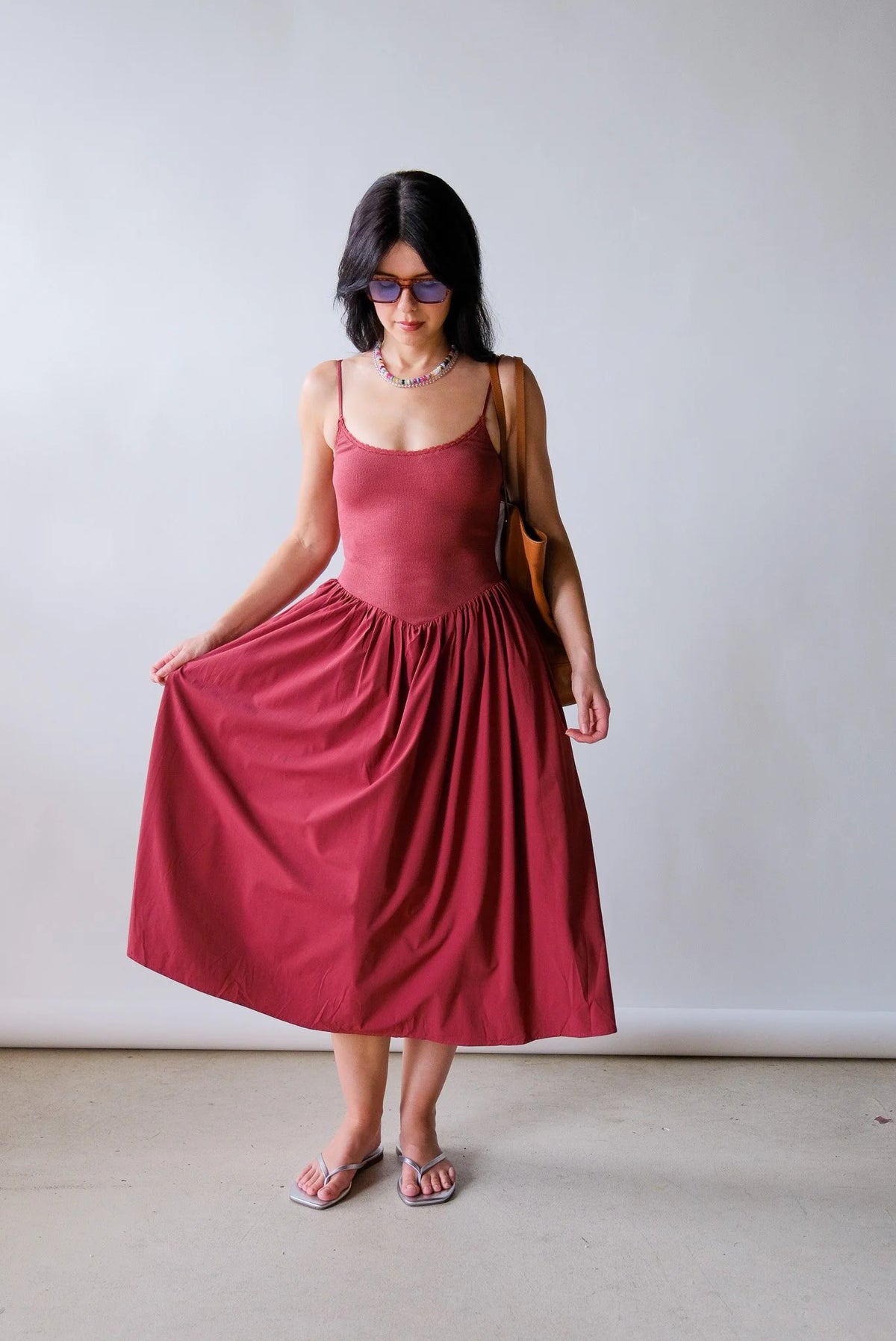 Chloe Contrast Maxi Dress
