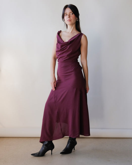 Renee Dress in Plum