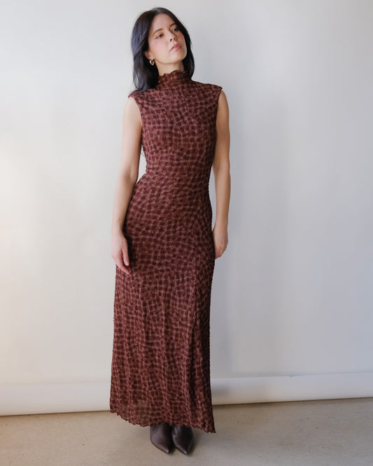 Lydia Dress in Espresso