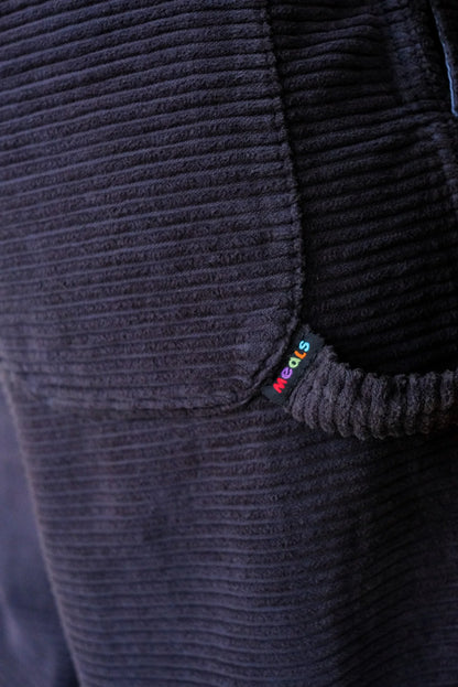 Chef Pants in Black Sesame Corduroy