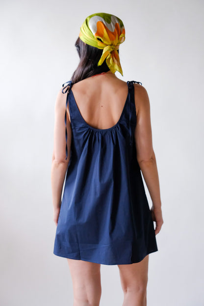 Sabrina Mini Dress in Navy