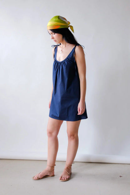 Sabrina Mini Dress in Navy