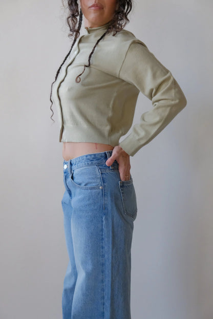 Brooks Cardigan in Sage