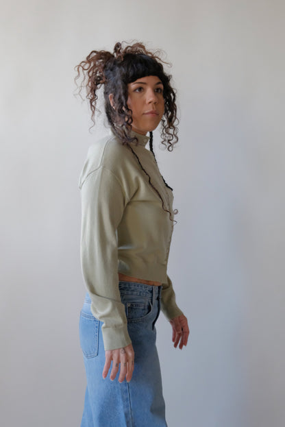 Brooks Cardigan in Sage