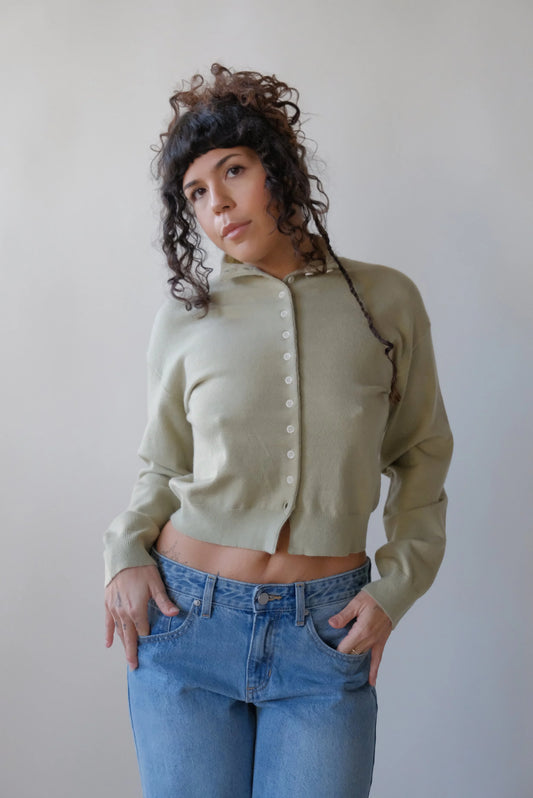Brooks Cardigan in Sage