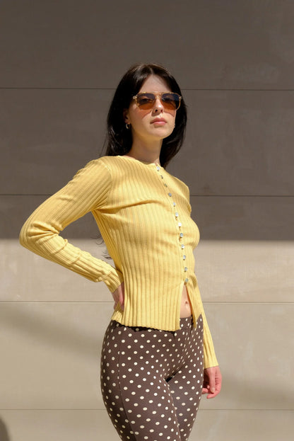 Katherine Cardigan in Butter