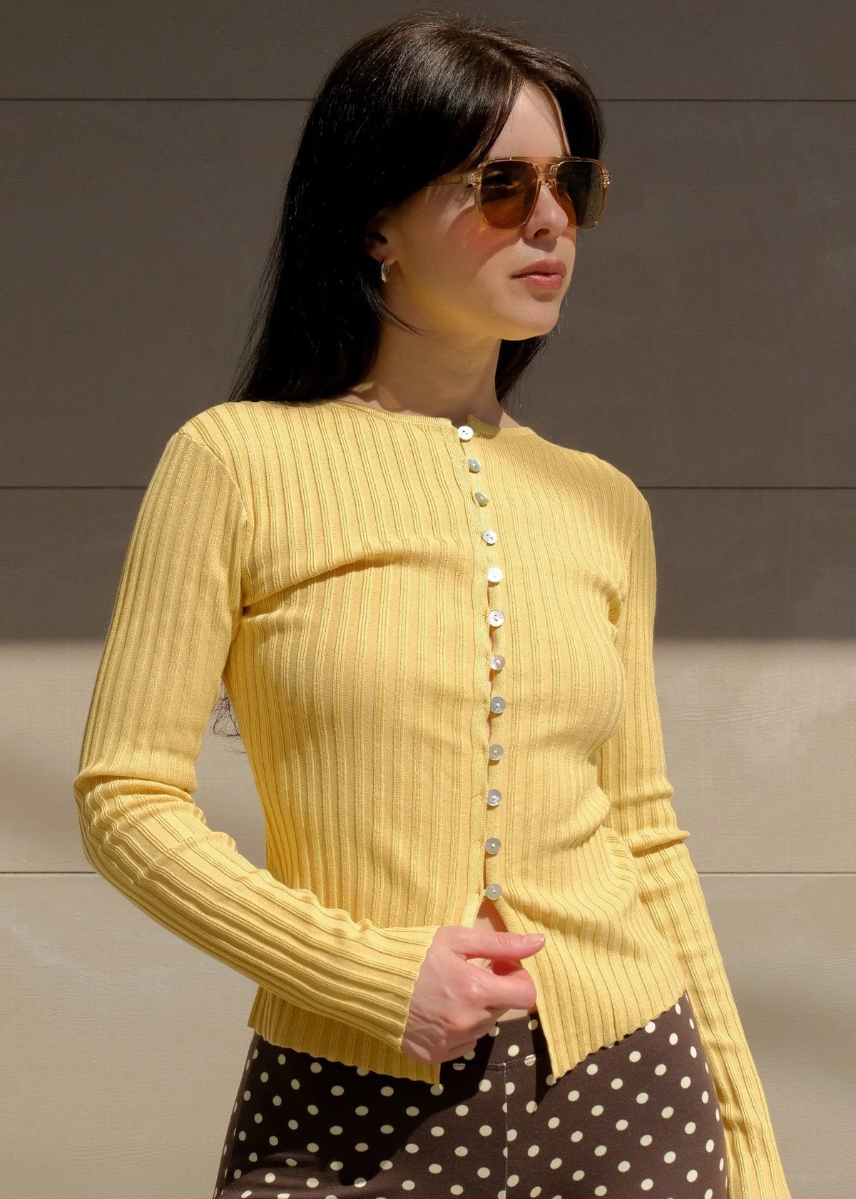 Katherine Cardigan in Butter