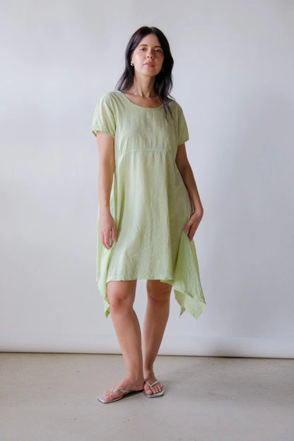 Lime Dot Dress