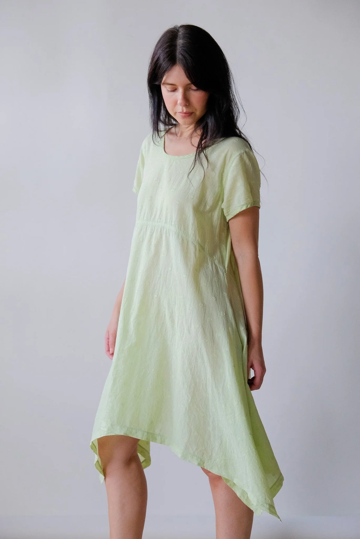 Lime Dot Dress