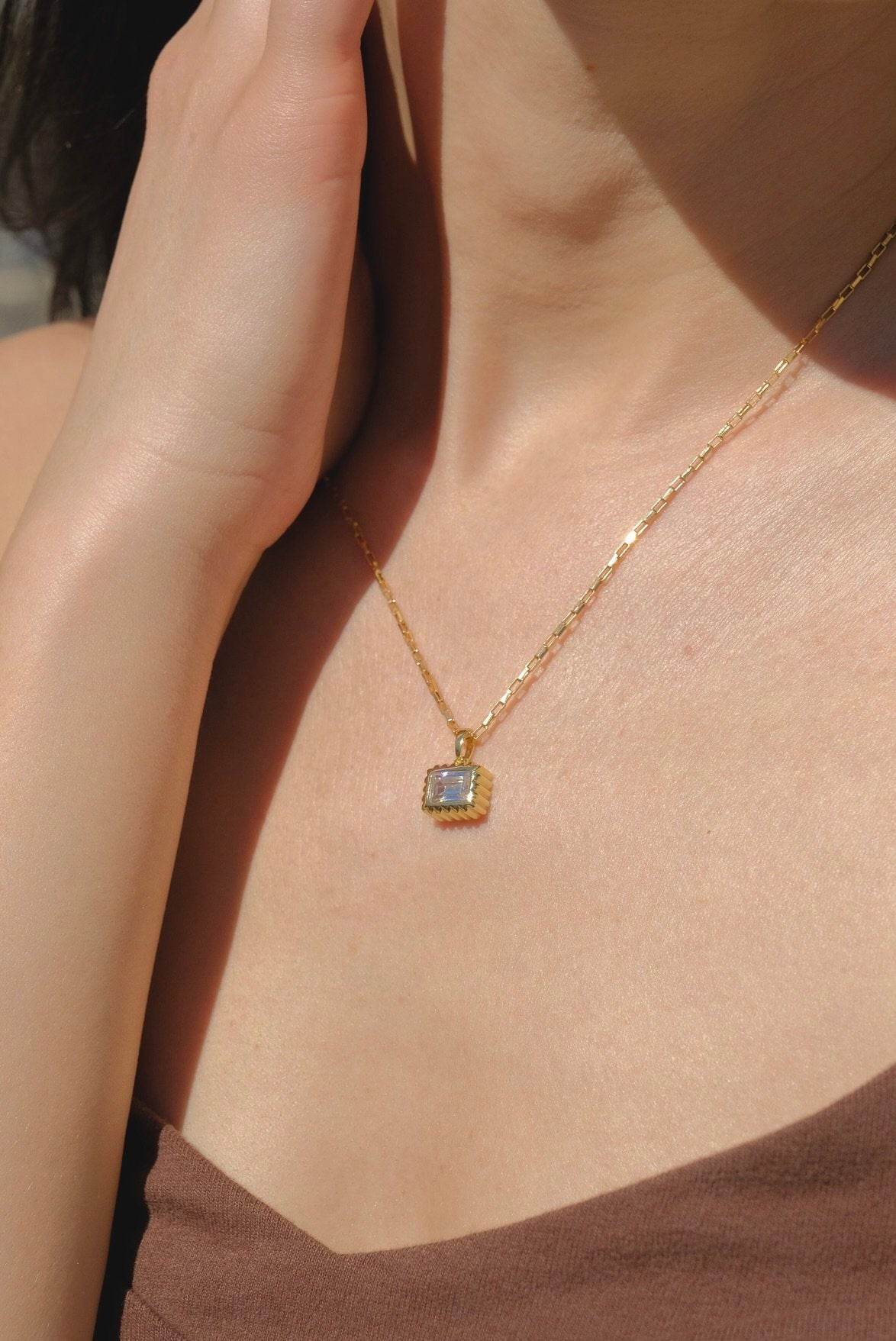 Libby Chunky Bezel Charm
