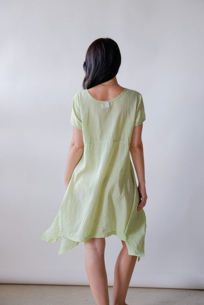 Lime Dot Dress