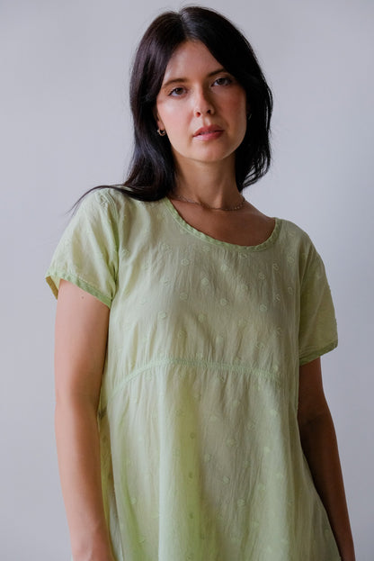 Lime Dot Dress