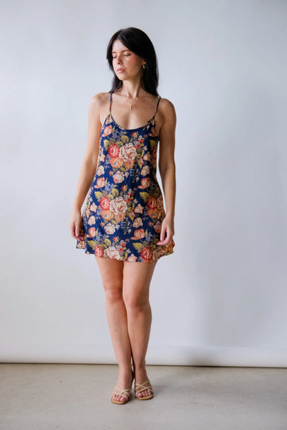 Floral Mini Slip Dress
