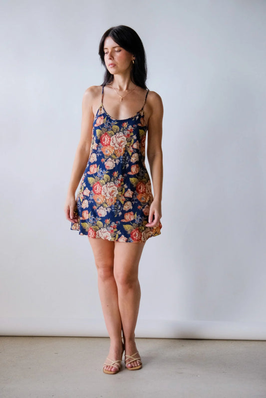 Floral Mini Slip Dress