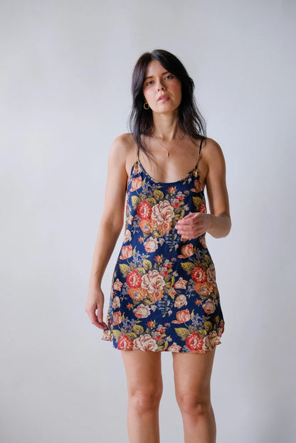 Floral Mini Slip Dress
