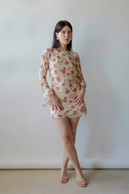 Palermo Dress in Yellow Floral