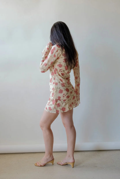 Palermo Dress in Yellow Floral
