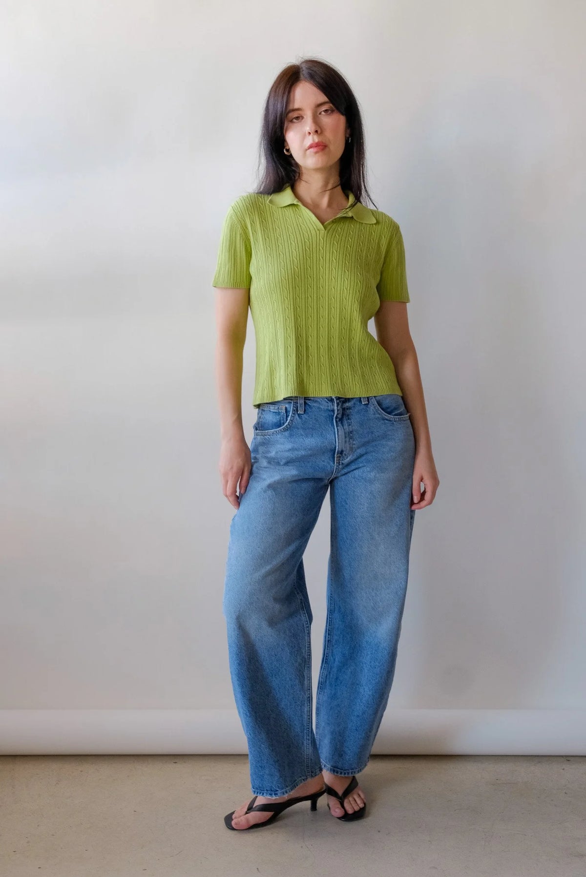Clay Barrel Jean in Medium Wash