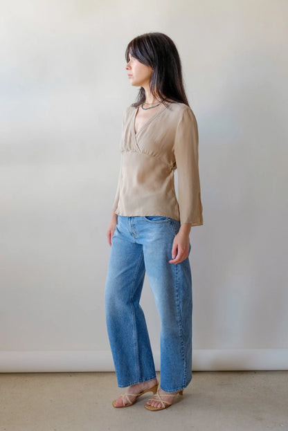Clay Barrel Jean in Medium Wash
