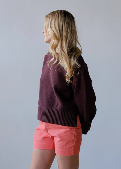 Asher Sweater in Chocolate