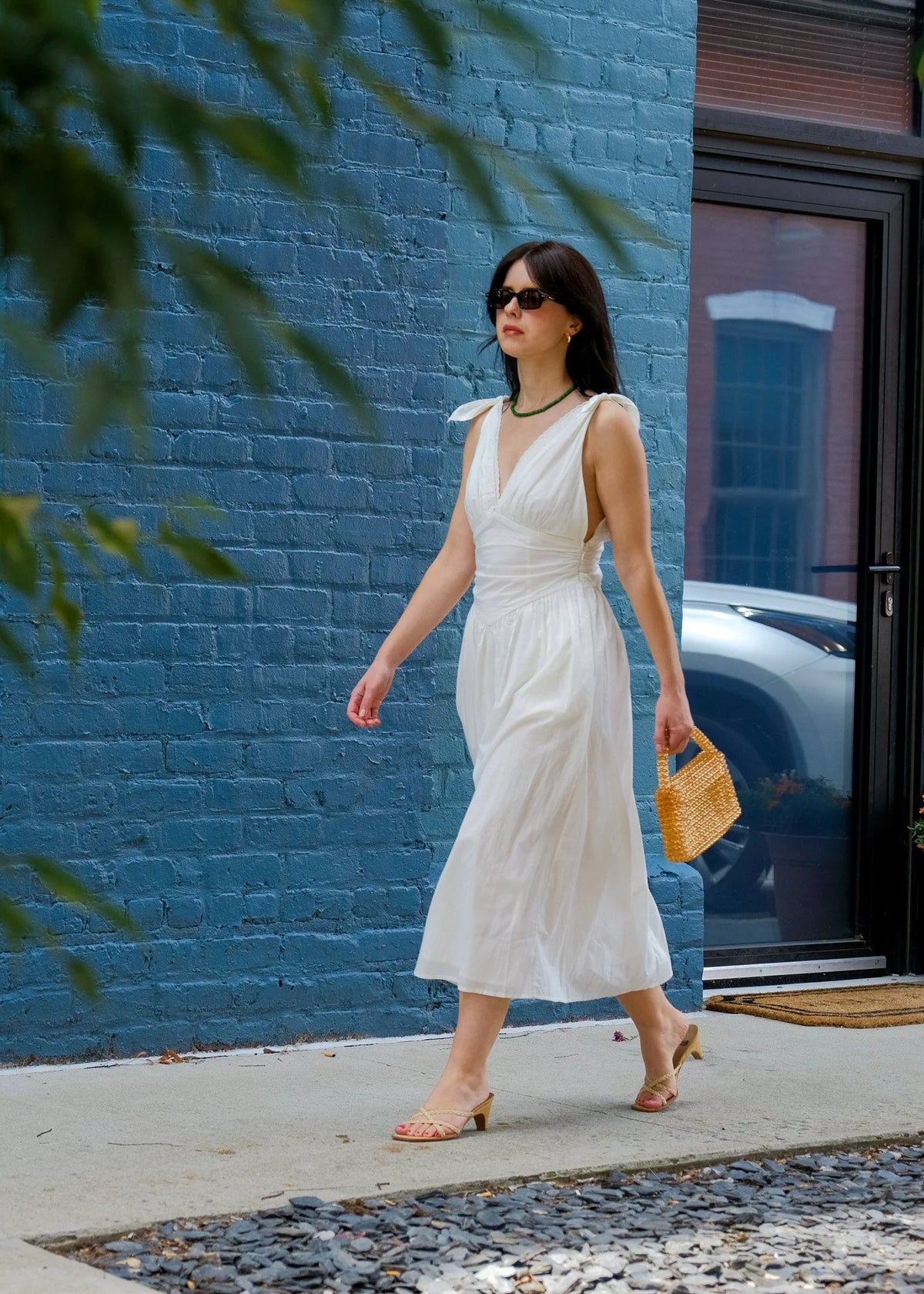 Biarritz Dress in White
