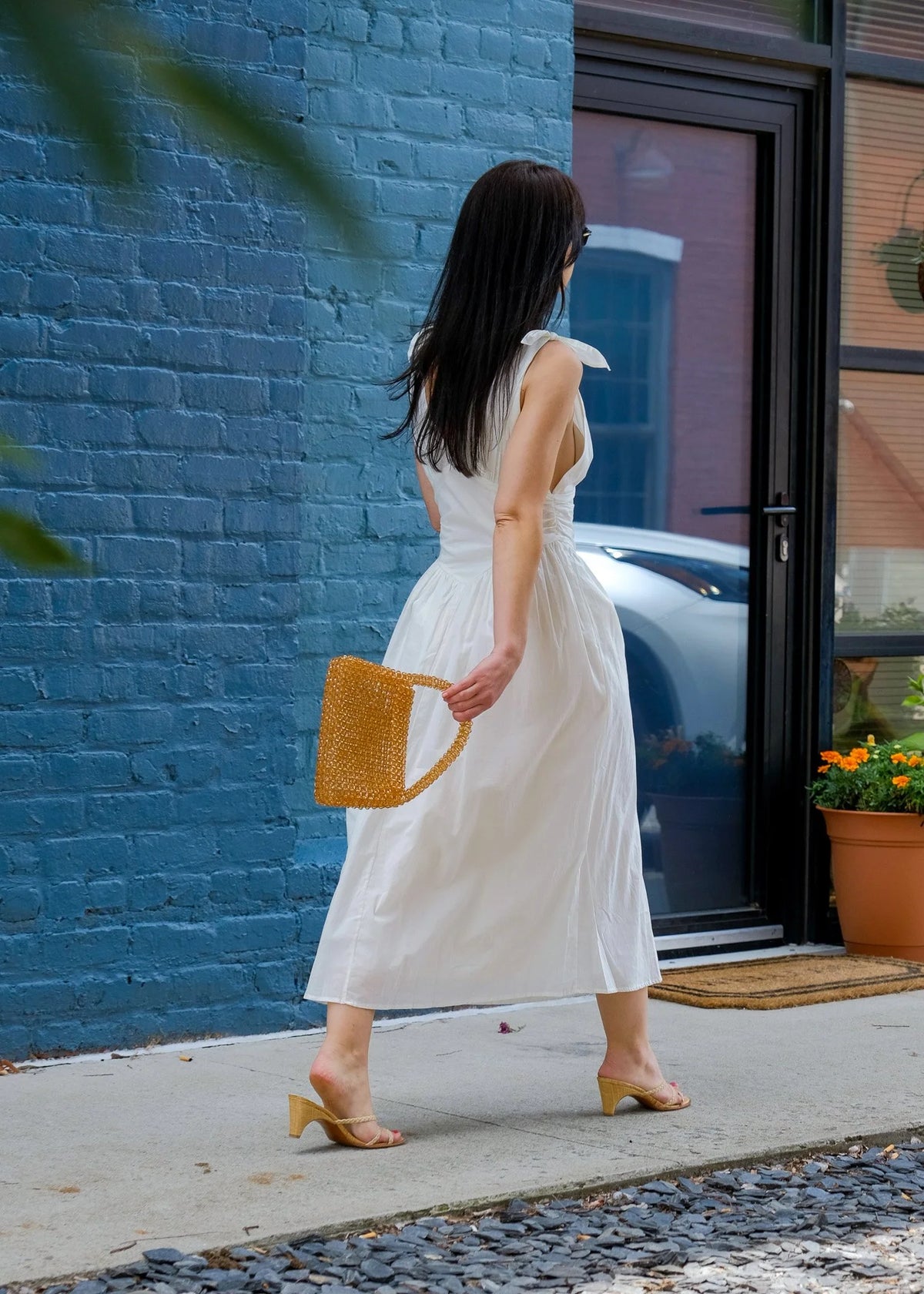 Biarritz Dress in White