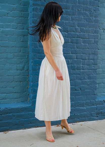 Biarritz Dress in White