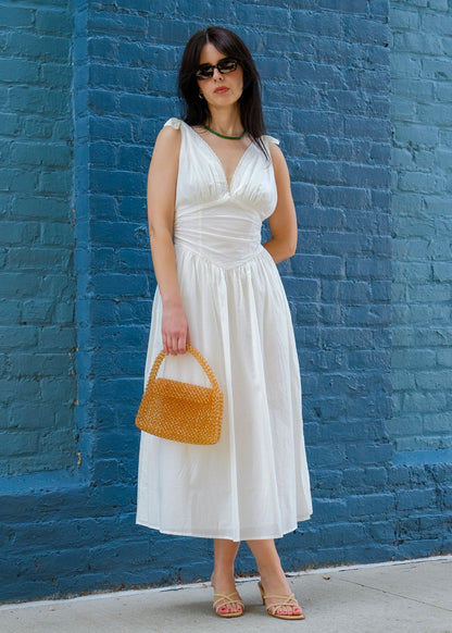 Biarritz Dress in White