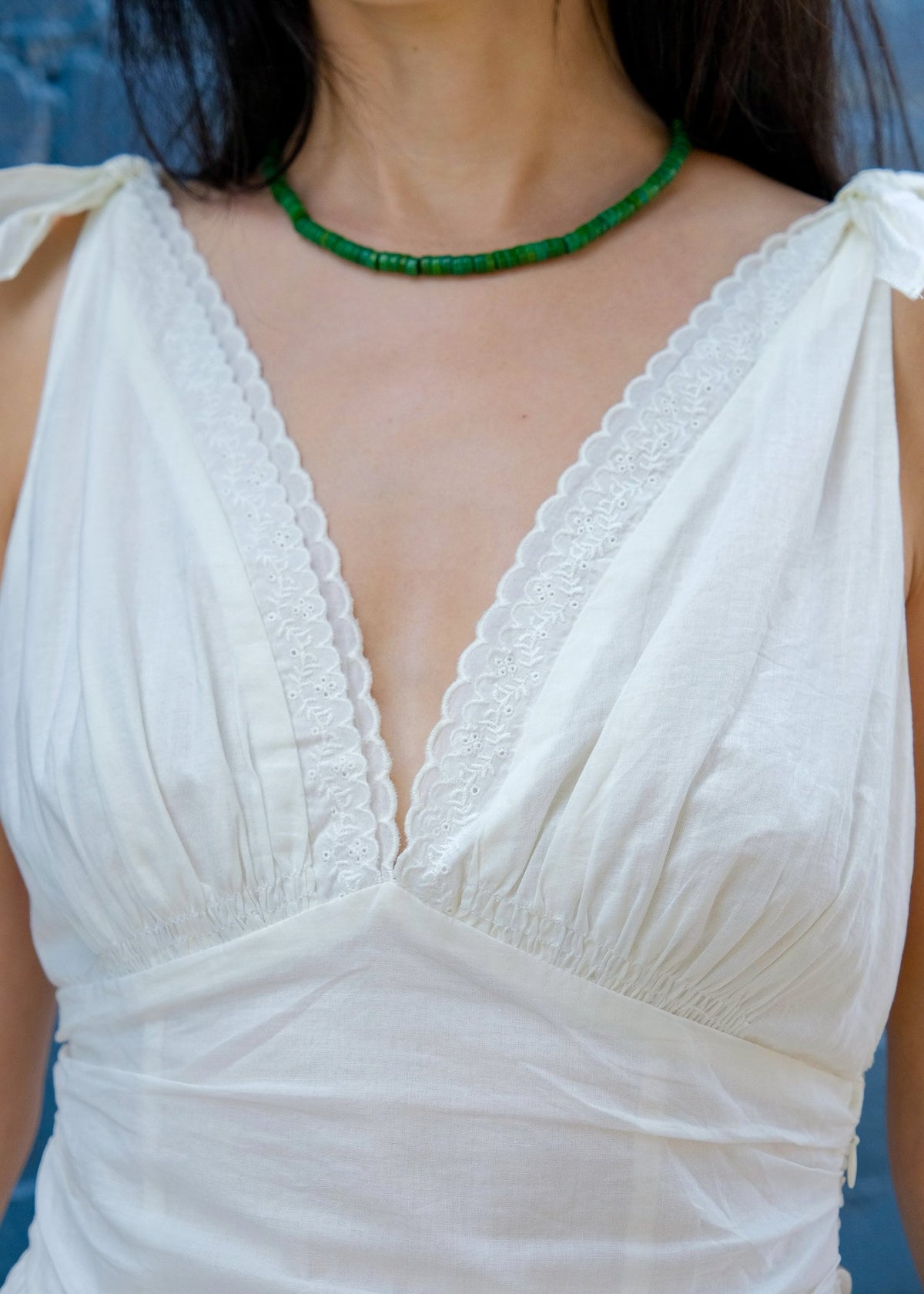 Biarritz Dress in White