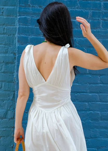 Biarritz Dress in White