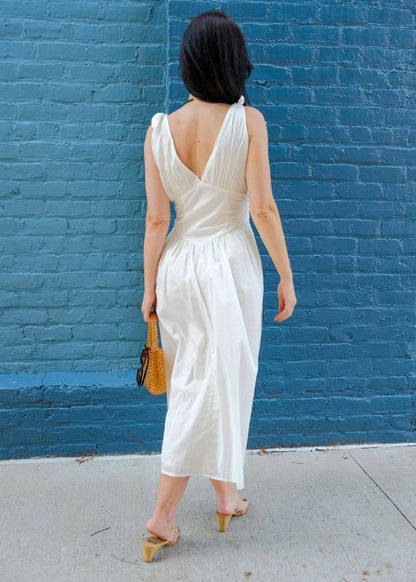 Biarritz Dress in White